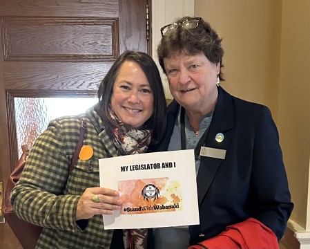 Sen. Pinny Beebe-Center (District 12) #StandsWithWabanaki.